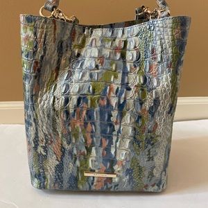 Brahmin Amelia Water Lily Melbourne Bucket Handbag